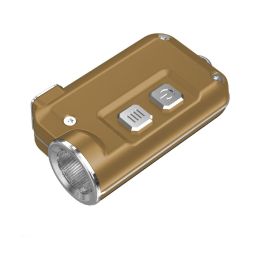 Nitecore TINI 380 Lumen USB RCHRGBL LED Keychain Light Gold