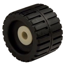 C.E. Smith Ribbed Wobble Roller 4-3/8 - 5/8ID w/Bushing Black