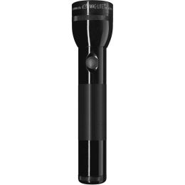 Maglight Heavy-Duty Incandescent 2-Cell D Flashlight, Black