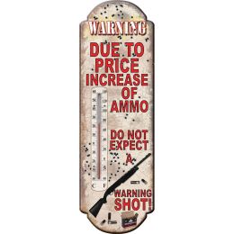 Rivers Edge Due to Price Increase Tin Thermometer