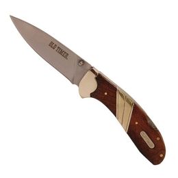 Large Lockback Clip FolderWood HandleBX