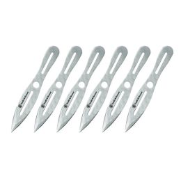 6 pc 8" Throwing Knives w/SheathClam
