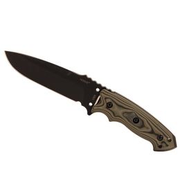EXF01  5 1/2" DPB Blk Fin Sth G10 GMGrn