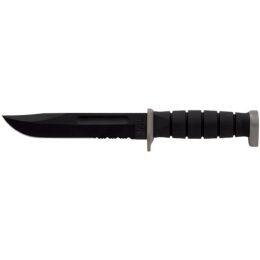 D2 Fixed Serrated Edge