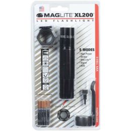 3-Cell LED Tactical Blister Pack Black